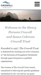 Mobile Screenshot of crowelltrust.org